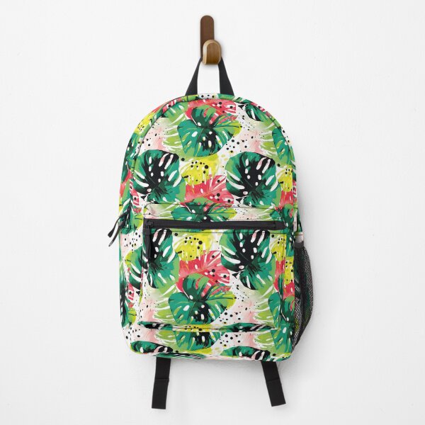 Item preview, Monstera Tropical Leaves Abstract Seamless Pattern designed and sold by HisoTorDesign.