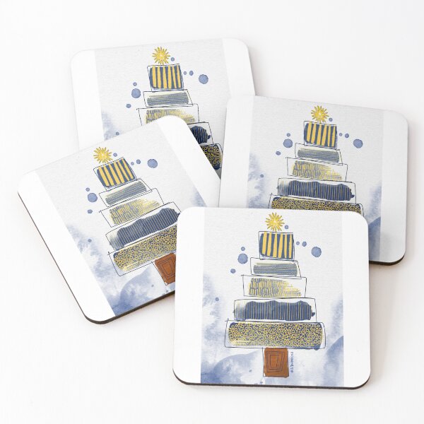 Item preview, Merry Christmas watercolor designed and sold by biluventura.