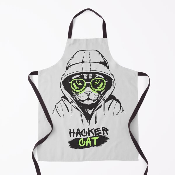 Item preview, Black Green Cool Cat Illustrative designed and sold by TayyarProduct.