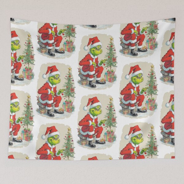 Item preview, Santa Grinch Christmas Painting  designed and sold by WLHmedia.com .