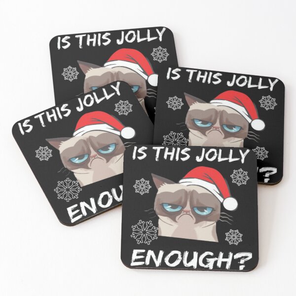 Item preview, is this jolly enough festive christmas for cat lovers designed and sold by dimaxstore.