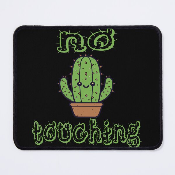 Item preview,  No touching cute cactus designed and sold by GirlGlowGraphic.