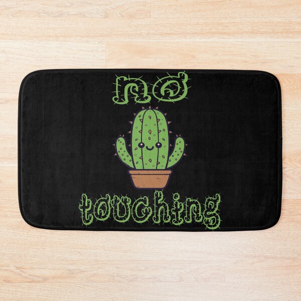 Item preview,  No touching cute cactus designed and sold by GirlGlowGraphic.