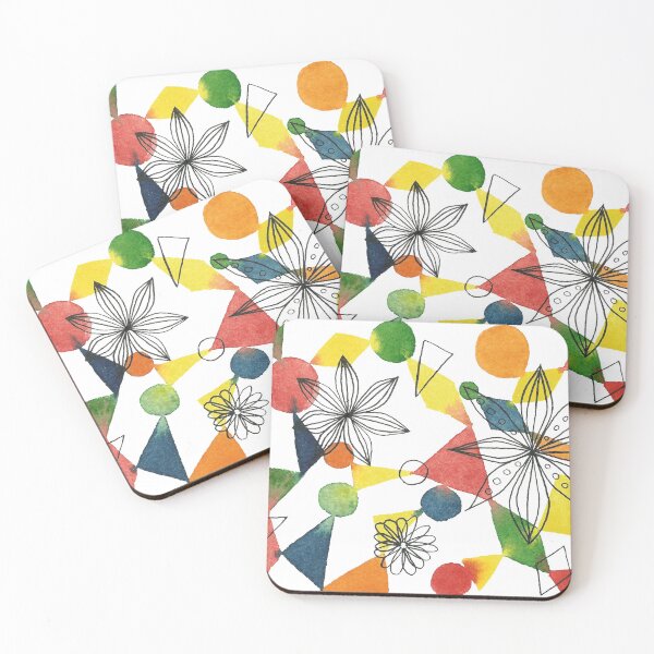 Item preview, Flowers and geometry designed and sold by Azyrielle.
