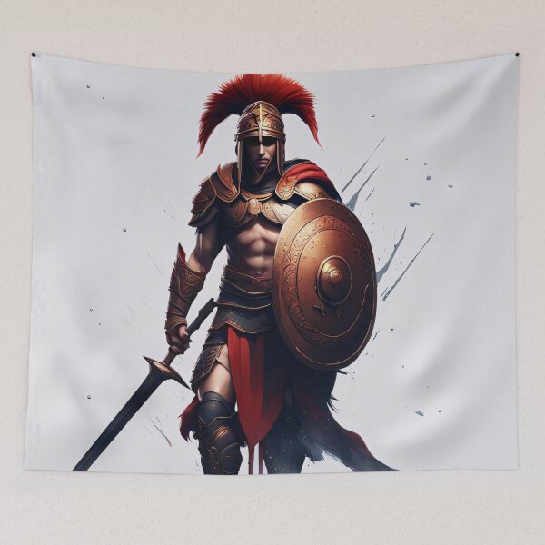 Item preview, Spartan warrior large print designed and sold by Salimgor Hangaround Music.