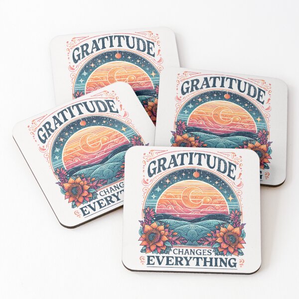 Item preview, Gratitude Changes Everything - Boho Style Design designed and sold by BeansterNL.
