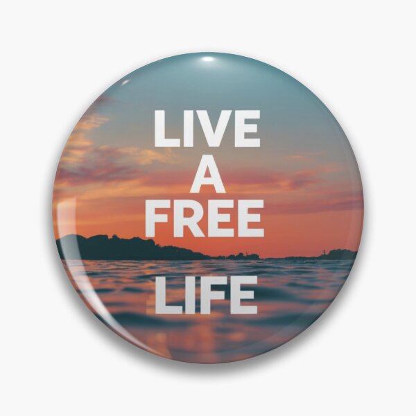 Item preview, Live A Free Life designed and sold by AImonk.