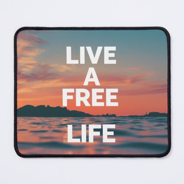 Item preview, Live A Free Life designed and sold by AImonk.