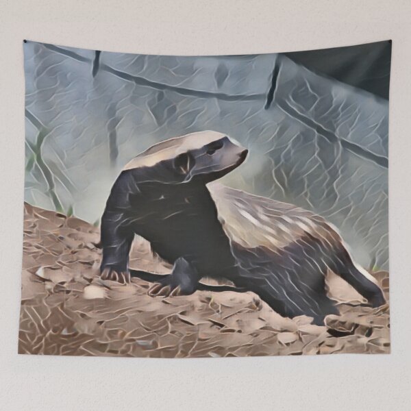Item preview, Looking Back Honey Badger In Gemstone designed and sold by Fearless-Fox.
