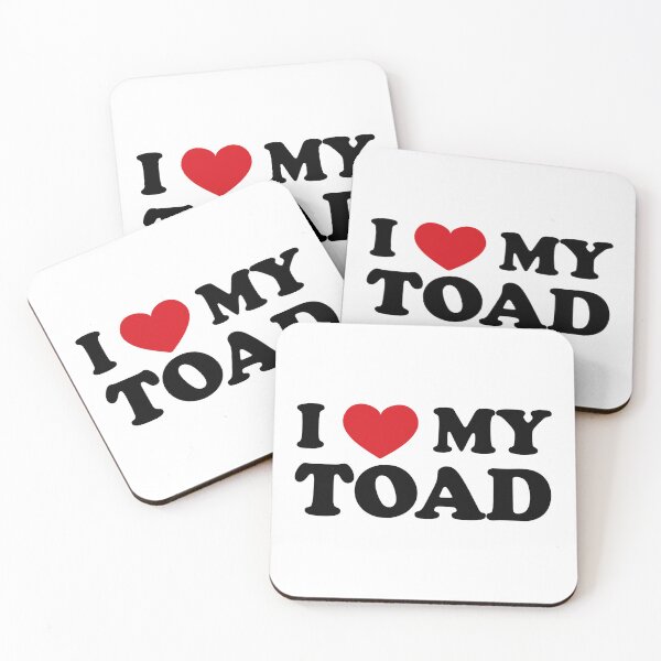 Item preview, I Love My Toad designed and sold by EmeraldeaArt.