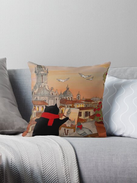Item preview, Stanis Painting Roman Roofs  designed and sold by Stanis the Cat.