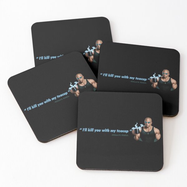 Item preview, I'll kill you with my teacup - Funny Quotes designed and sold by Luiz Burattini.