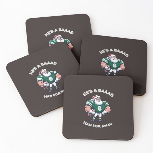 Item preview, Football Santa in green white  designed and sold by SeeingBeyond.