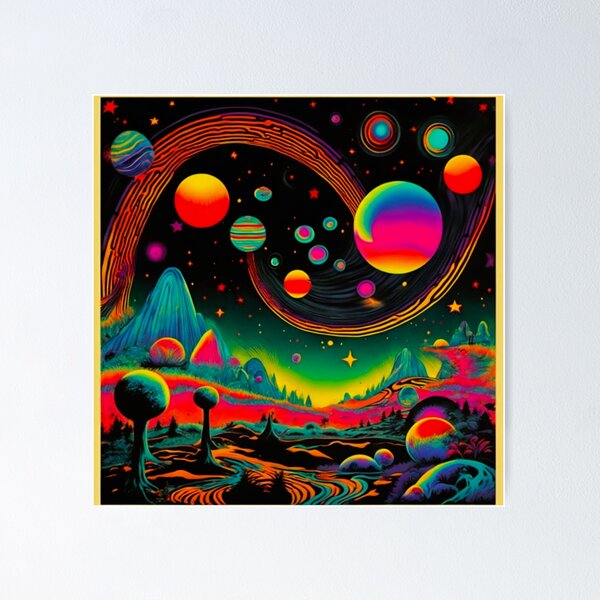 PAINTED PLANETS ブラスタ BLACK STAR Black Grey and White Planet Spray Paint Art - Etsy