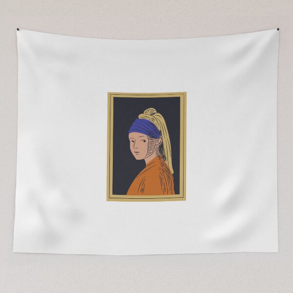 Item preview, girl with pearl earring designed and sold by TayyarProduct.