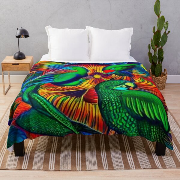 Item preview, Parrots in bush designed and sold by George Hutton Hunter.