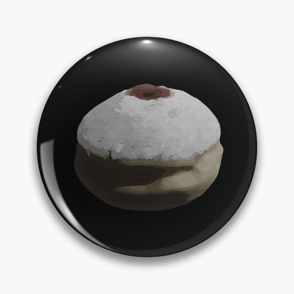 Item preview, Hanukkah Donut / Sufganiyah - Black Background designed and sold by OG-Graphics.
