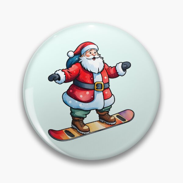 Item preview, Santa Snowboarding designed and sold by PixelsNonstop.