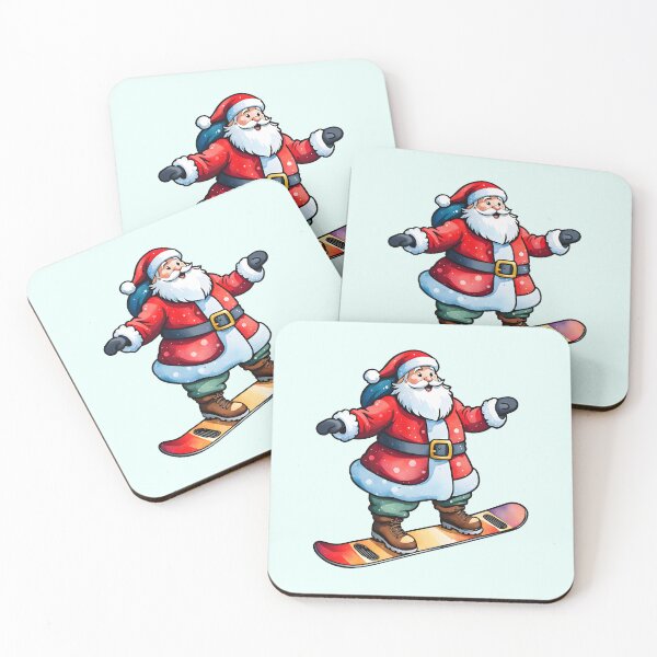 Item preview, Santa Snowboarding designed and sold by PixelsNonstop.