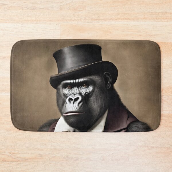 Item preview, Victorian Gorilla Portrait Artistic Gift Fashion Gorilla Style  designed and sold by popanato.