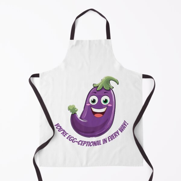 Item preview, Emotional Support Eggplant: You're Egg-Ceptional In Every Way! designed and sold by CodedCraftsShop.