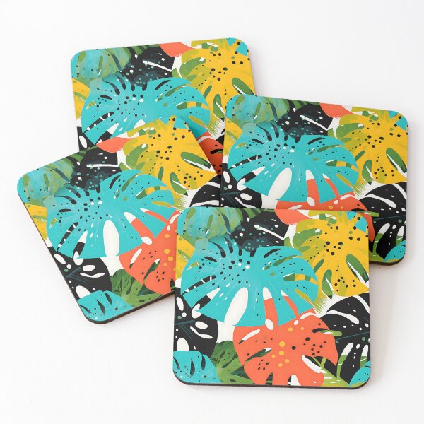 Item preview, Monstera Tropical Leaves Abstract Mandala designed and sold by HisoTorDesign.