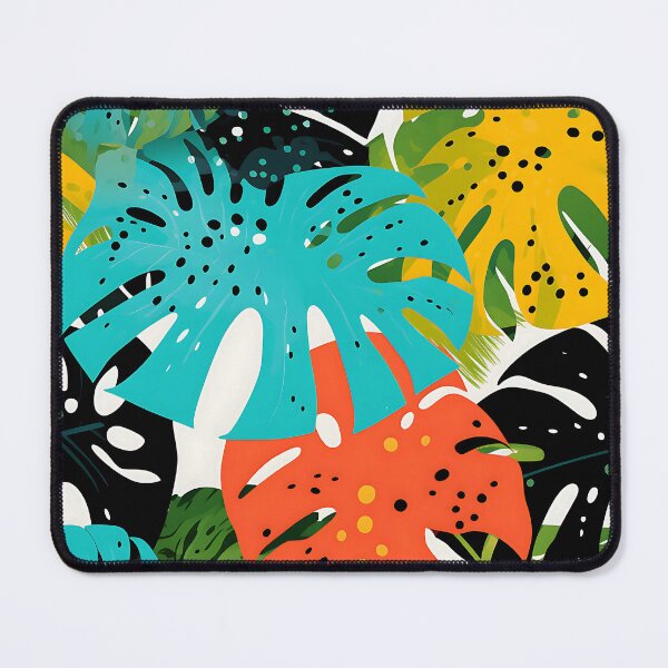 Item preview, Monstera Tropical Leaves Abstract Mandala designed and sold by HisoTorDesign.
