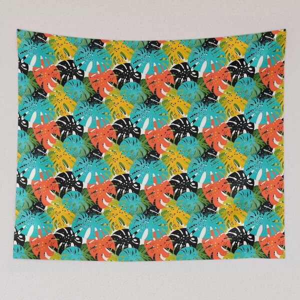 Item preview, Monstera Tropical Leaves Abstract Mandala designed and sold by HisoTorDesign.