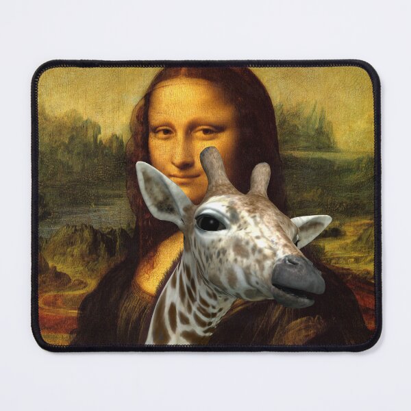 Item preview, Mona Lisa Loves Giraffes designed and sold by Mythos57.