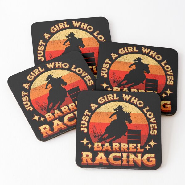 Item preview, Just a Girl Who Loves Barrel Racing designed and sold by Studio Bankai.