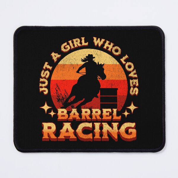 Item preview, Just a Girl Who Loves Barrel Racing designed and sold by Studio Bankai.