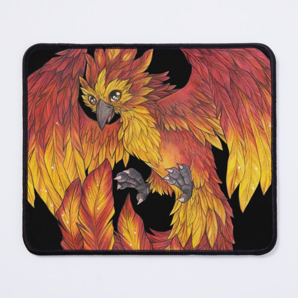 Item preview, Cute cartoon phoenix - fantasy lover fire designed and sold by ZadzeneaArt.