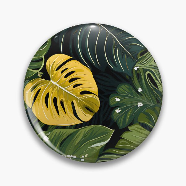 Item preview, Monstera Tropical Leaves Abstract Jungle Burst designed and sold by HisoTorDesign.