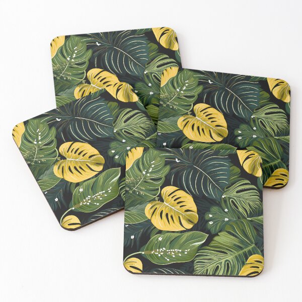 Item preview, Monstera Tropical Leaves Abstract Jungle Burst designed and sold by HisoTorDesign.