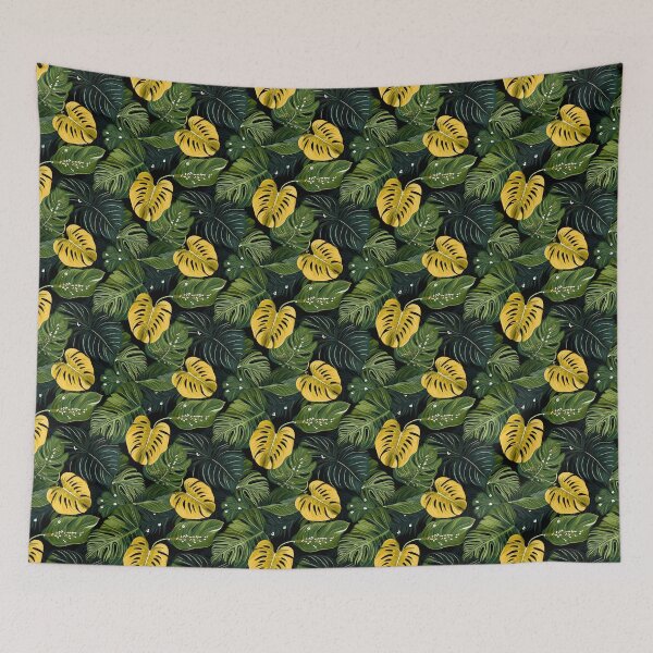 Item preview, Monstera Tropical Leaves Abstract Jungle Burst designed and sold by HisoTorDesign.