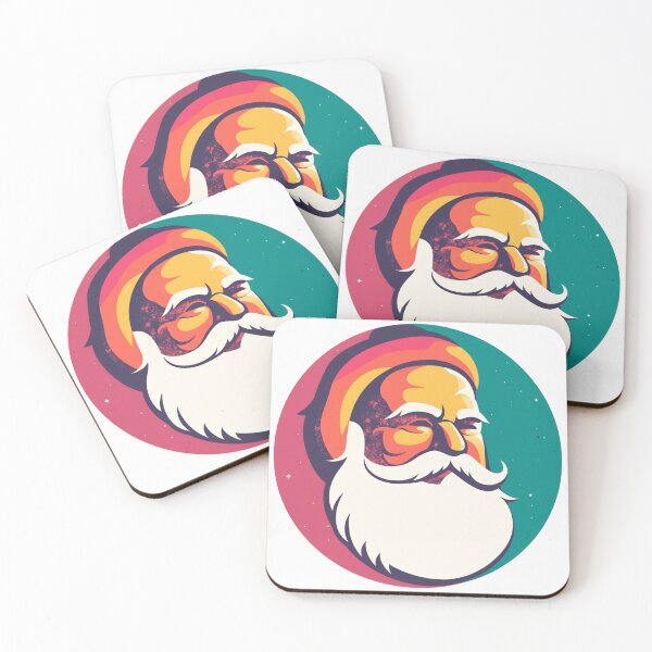 Item preview, Festive Santa Illustration Sticker Art designed and sold by DigitalPrism-Co.