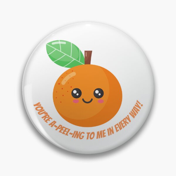 Artikelvorschau, Emotional Support Orange: You're A-Peel-Ing To Me In Every Way! entworfen und verkauft von CodedCraftsShop.