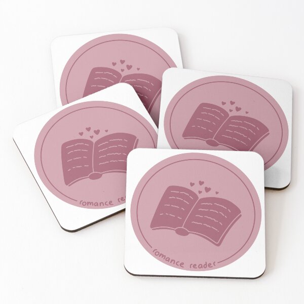 Item preview, Romance reader pink book with hearts in a circle designed and sold by loulou-artifex.