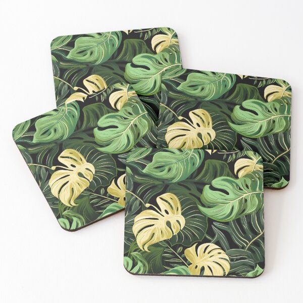 Item preview, Monstera Tropical Leaves Abstract Jungle Explosion designed and sold by HisoTorDesign.
