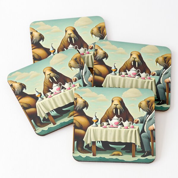 Item preview, Walrus Tea Party designed and sold by PaigeCompositor.