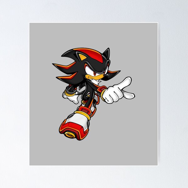 Shadow the Hedgehog (Glow Version) Poster for Sale by