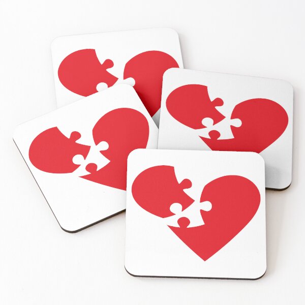 Item preview, Red heart-shaped puzzles. Valentine's Day designed and sold by NataliaVVV.