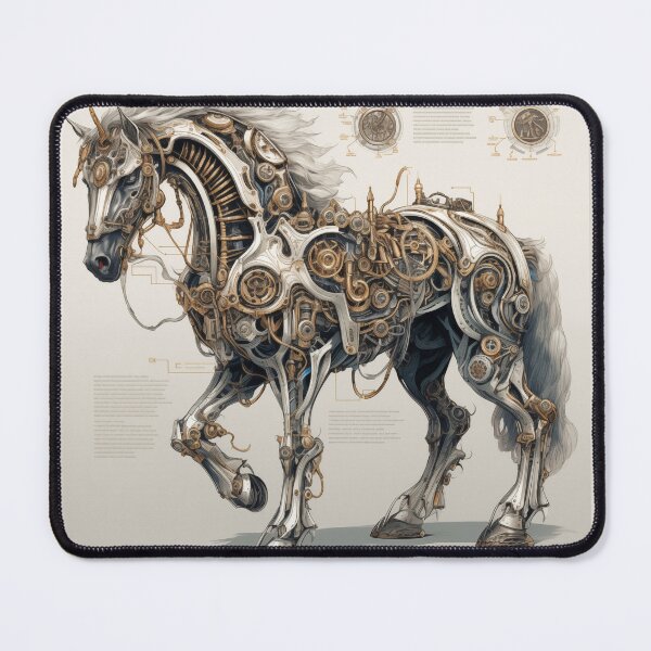 Item preview, Mechanical Majesty: Steampunk Horse designed and sold by HorsesApp.