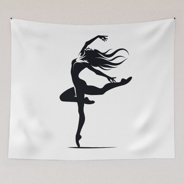 Item preview, Silhouette of a dancer in motion designed and sold by LongIslandDesgn.