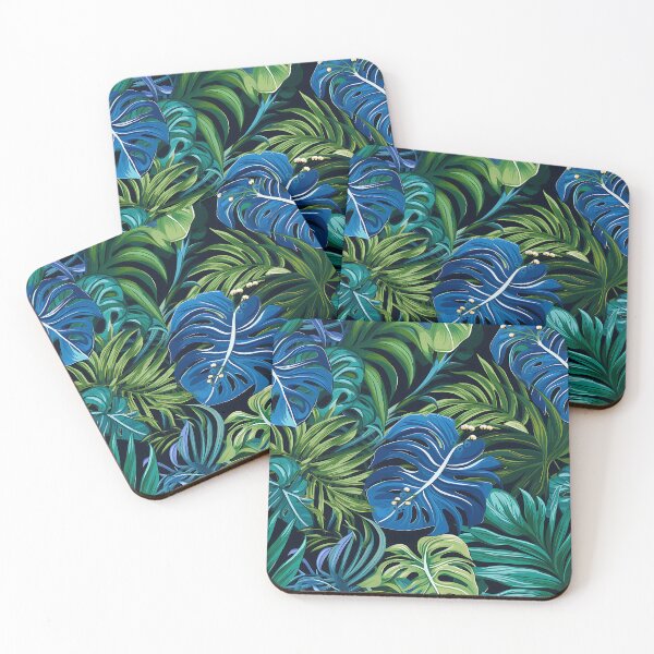 Item preview, Monstera Tropical Leaves Abstract Jungle Dance designed and sold by HisoTorDesign.