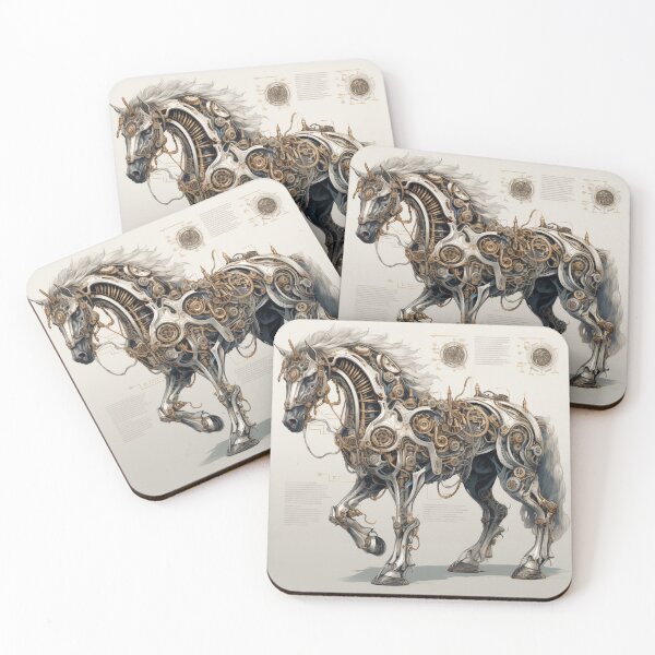 Item preview, Mechanical Majesty: Steampunk Horse designed and sold by HorsesApp.