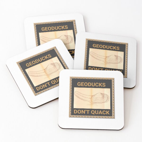 Item preview, Geoducks Dont Quack Coastal Washington Pacific Northwest Funny designed and sold by Gemini-PNW.