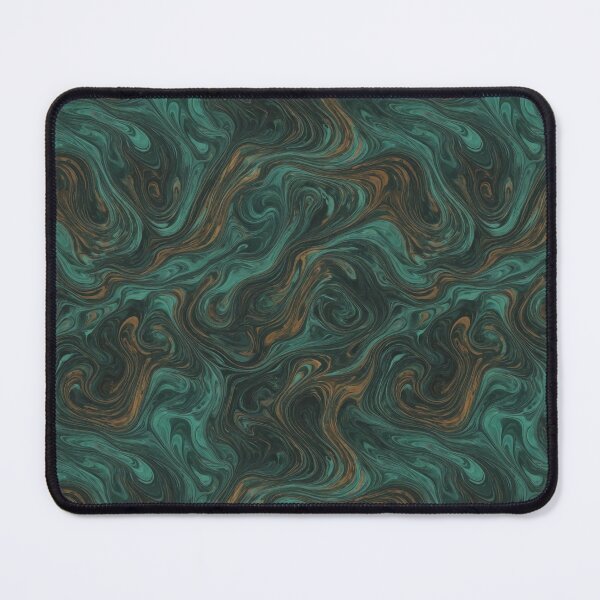 Item preview, SWIRL- GREEN AND GOLD designed and sold by NAG5089A.