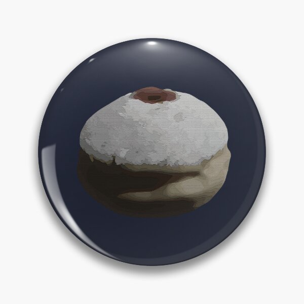 Item preview, Hanukkah Donut / Sufganiyah - Navy Background designed and sold by OG-Graphics.