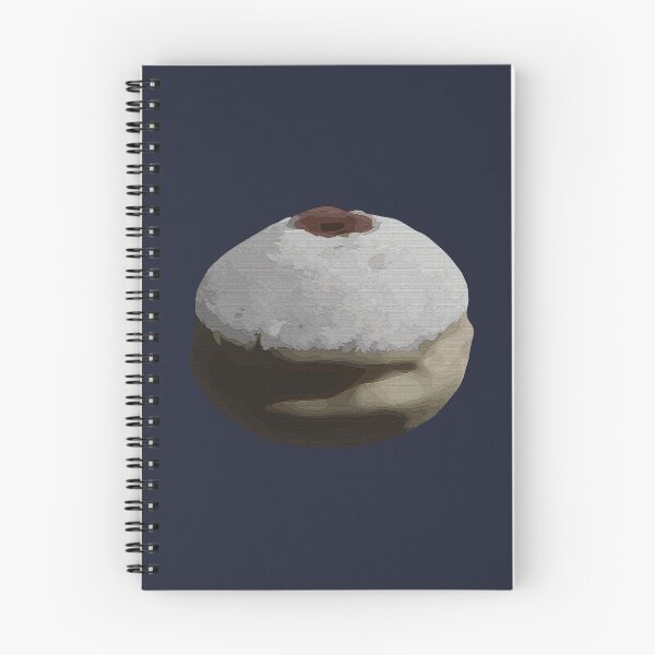 Item preview, Hanukkah Donut / Sufganiyah - Navy Background designed and sold by OG-Graphics.